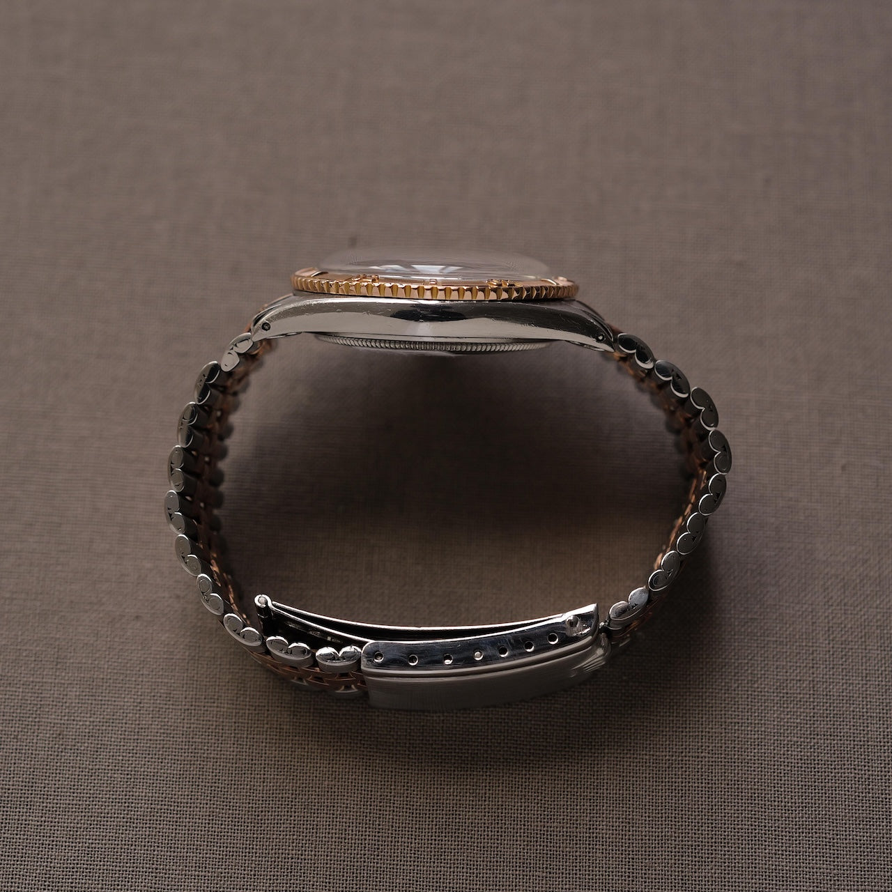 ロレックス/デイトジャスト1625/5/サンダーバード/SS x ローズゴールド/ROLEX DATE-JUST REF.1625/5 "Thunderbird" 18K Rose Gold Silver Dial  Bezel 1964y