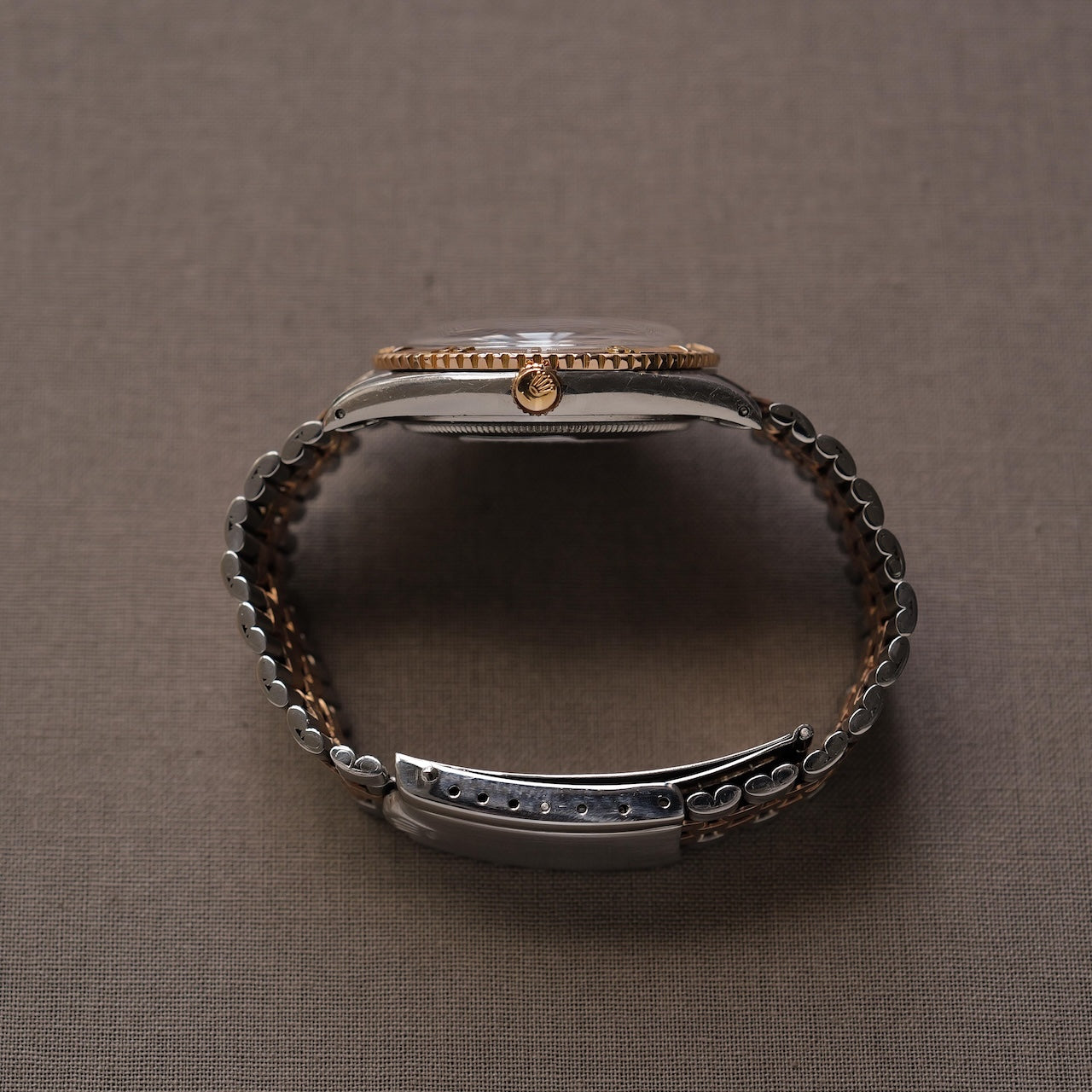 ロレックス/デイトジャスト1625/5/サンダーバード/SS x ローズゴールド/ROLEX DATE-JUST REF.1625/5 "Thunderbird" 18K Rose Gold Silver Dial  Bezel 1964y