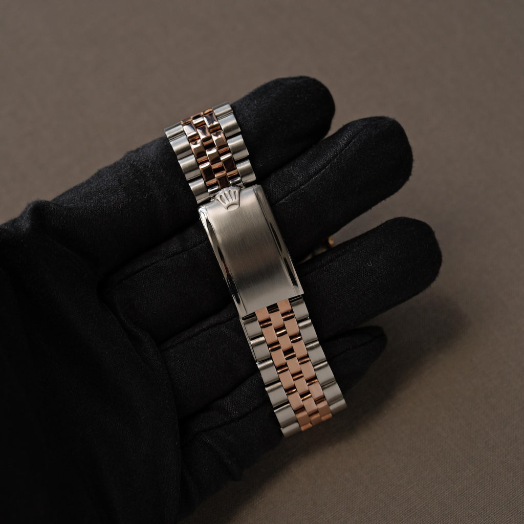 ロレックス/デイトジャスト1625/5/サンダーバード/SS x ローズゴールド/ROLEX DATE-JUST REF.1625/5 "Thunderbird" 18K Rose Gold Silver Dial  Bezel 1964y