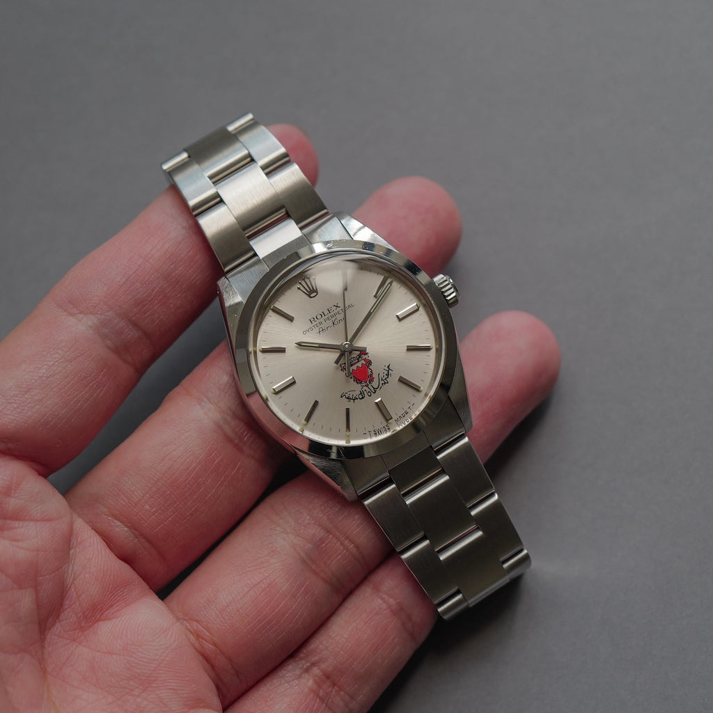 ロレック/エアキング5500/L番/中東/バーレーン/シルバーダイヤル/ROLEX AIR-KING REF.5500 "Bahrain" L-Serial Silver dial  1989y