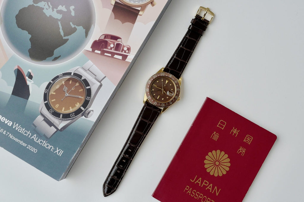 ROLEX GMT-MASTER REF.1675/8 NO CROWN GUARD MARK1. 1962Y