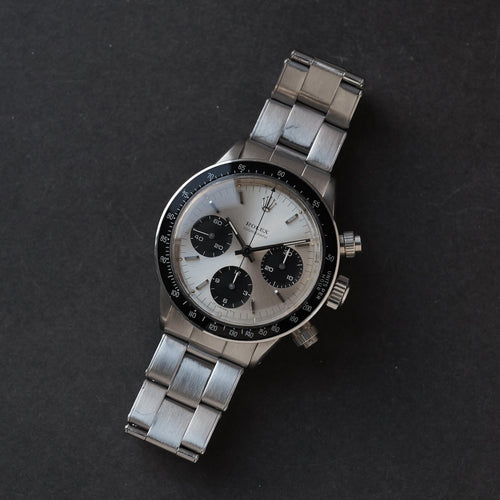 ロレックス/デイトナ6240/2ライン/シルバーダイヤル/マーク１ベゼル/マーク０プッシャー/ROLEX DAYTONA Ref.6240 "2-line" SILVER Mk.1 Bezel Mk.0 Pusher 1966Y