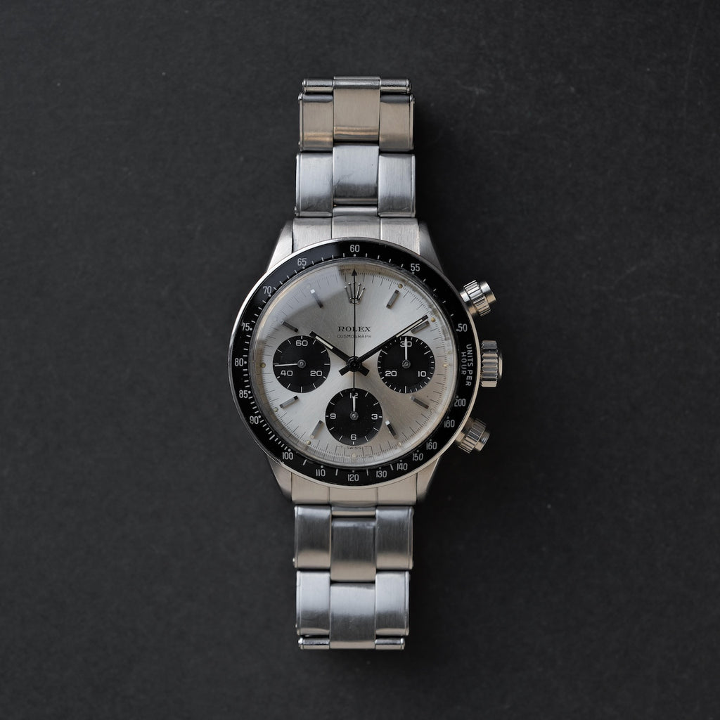 ロレックス/デイトナ6240/2ライン/シルバーダイヤル/マーク１ベゼル/マーク０プッシャー/ROLEX DAYTONA Ref.6240 "2-line" SILVER Mk.1 Bezel Mk.0 Pusher 1966Y