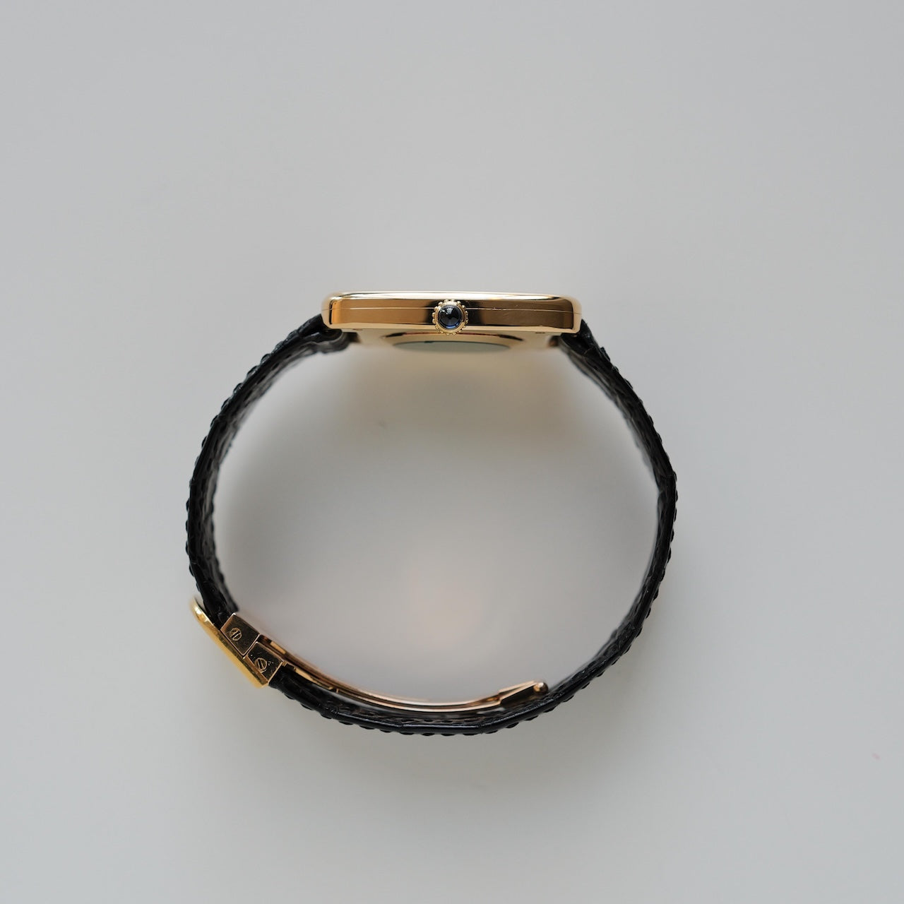 カルティエ/ファバージLM/78101/ホワイトローマン/18Kイエローゴールド/CARTIER FABERGE LM REF.78101 "White Roman" 18KYG Paris dial 1970s