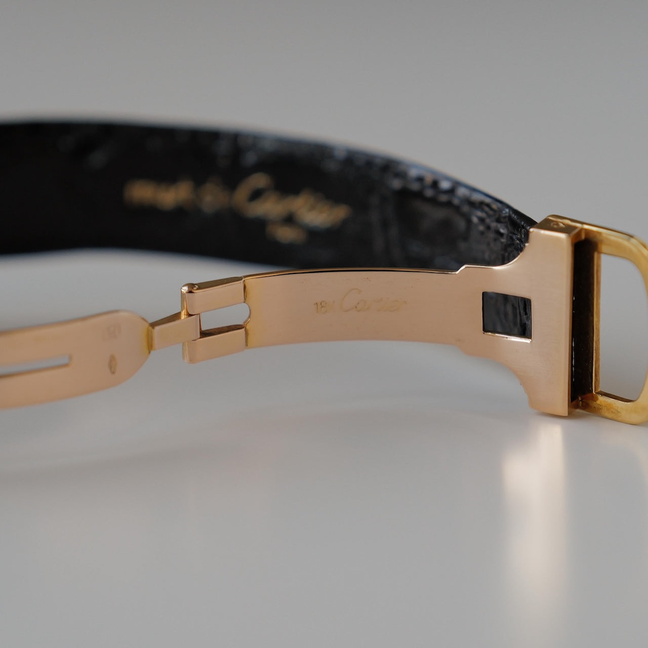 カルティエ/ファバージLM/78101/ホワイトローマン/18Kイエローゴールド/CARTIER FABERGE LM REF.78101 "White Roman" 18KYG Paris dial 1970s