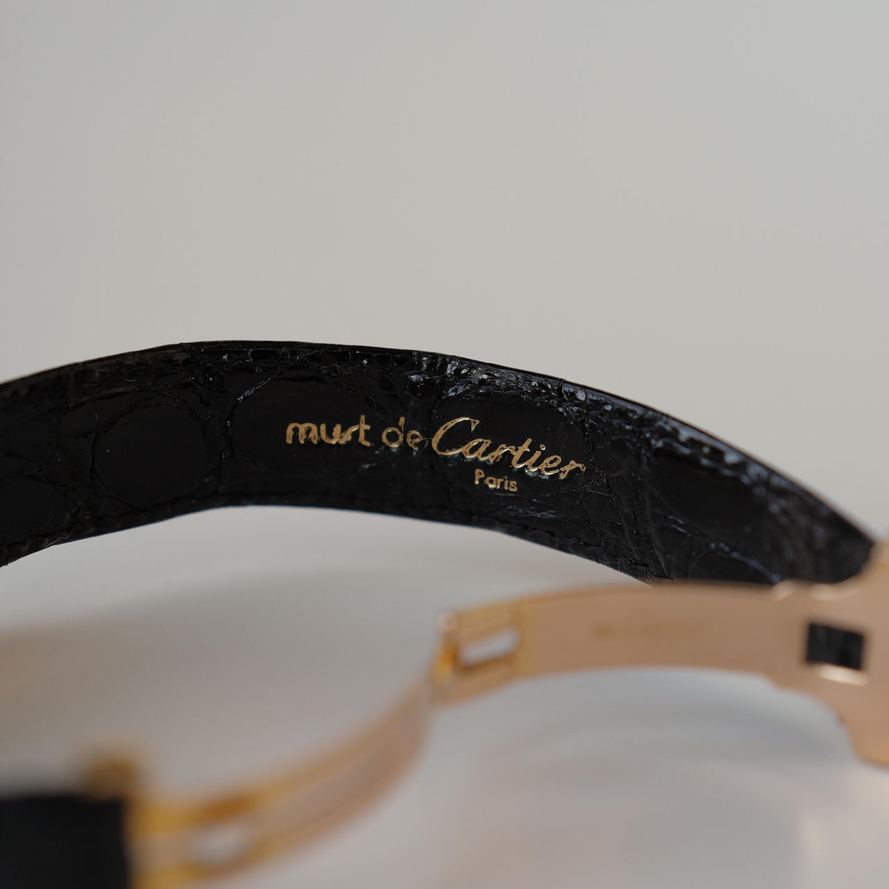 カルティエ/ファバージLM/78101/ホワイトローマン/18Kイエローゴールド/CARTIER FABERGE LM REF.78101 "White Roman" 18KYG Paris dial 1970s