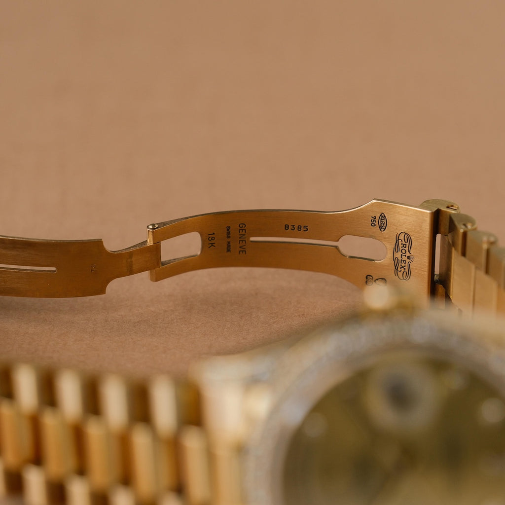 ロレックス/デイデイト18388A/S番/ベゼルラグダイヤ/18Kイエローゴールド/ROLEX DAY-DATE Ref.18388A "Diamonds Lug and Bezel" S-Serial 18KYG 1993-94y