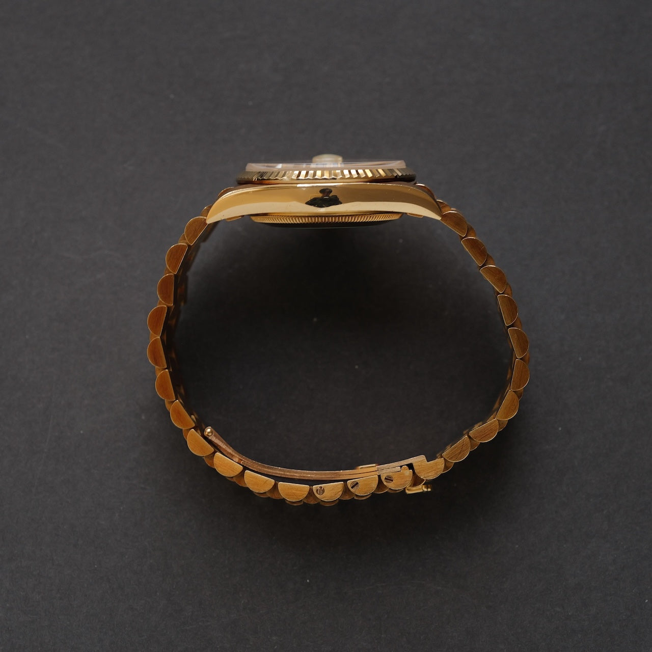 ロレックス/デイデイト18238A/W番/10Pダイヤモンド/シャンパンダイヤル/箱・国際保証書つき/ROLEX DAY-DATE Ref.18238A "10P Diamonds" 18KYG W-Serial with Box and Paper 1995y