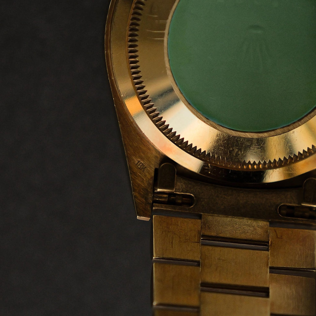 ロレックス/デイデイト18238A/W番/10Pダイヤモンド/シャンパンダイヤル/箱・国際保証書つき/ROLEX DAY-DATE Ref.18238A "10P Diamonds" 18KYG W-Serial with Box and Paper 1995y