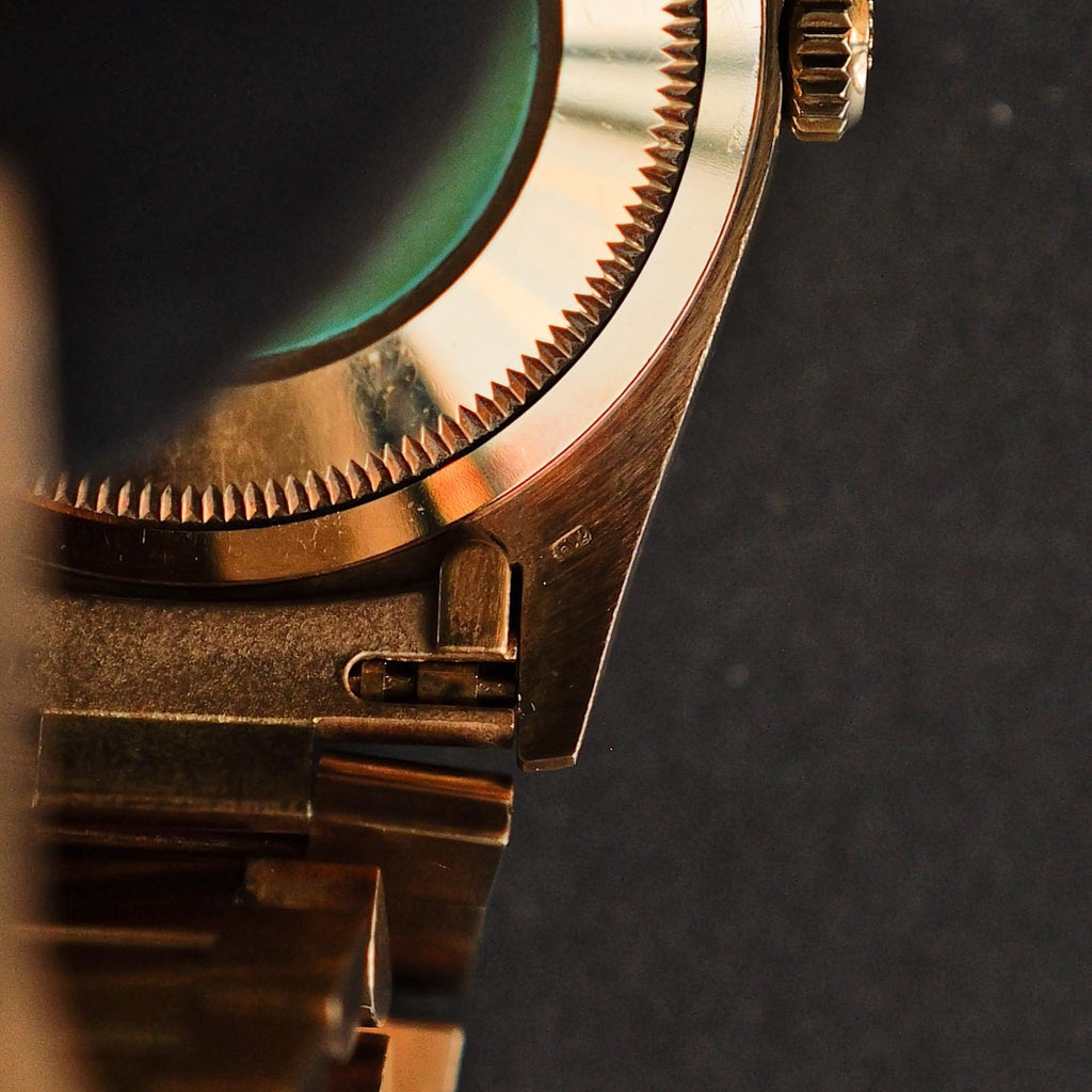 ロレックス/デイデイト18238A/W番/10Pダイヤモンド/シャンパンダイヤル/箱・国際保証書つき/ROLEX DAY-DATE Ref.18238A "10P Diamonds" 18KYG W-Serial with Box and Paper 1995y