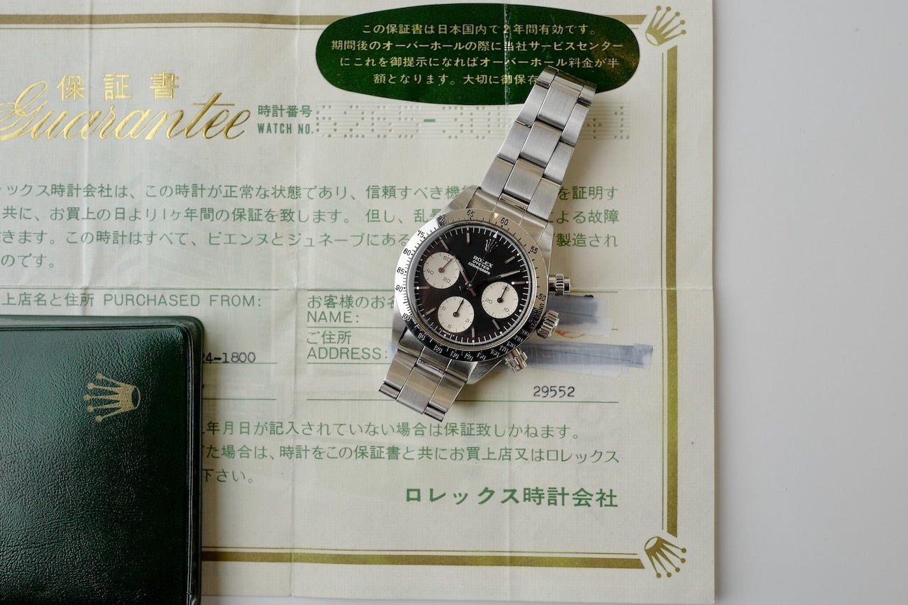 Cosmograph DAYTONA Ref,6265 / 1972-73y 国内正規ギャランティー付