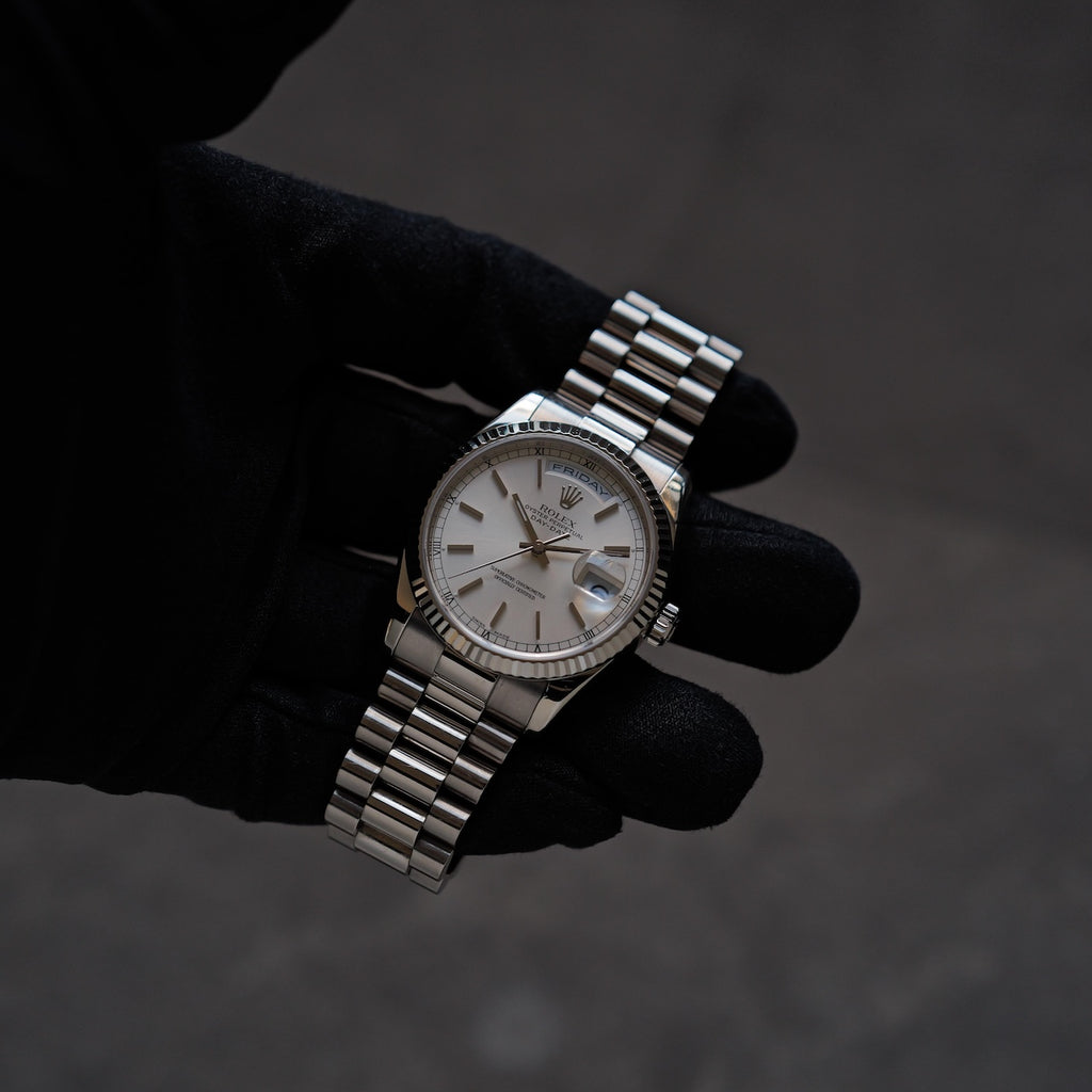 ロレックス/デイデイト118239/P番/18Kホワイトゴールド/ROLEX DAY-DATE Ref.118239 18K White Gold P-Serial 1999-2000y