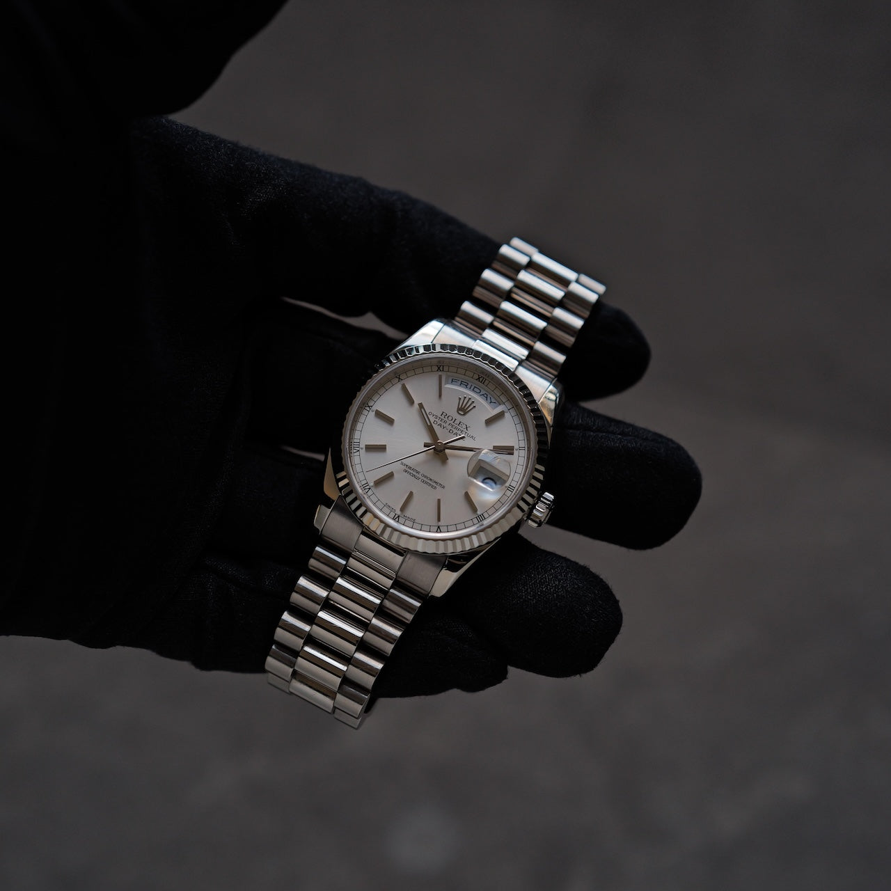 ロレックス/デイデイト118239/P番/18Kホワイトゴールド/ROLEX DAY-DATE Ref.118239 18K White Gold P-Serial 1999-2000y