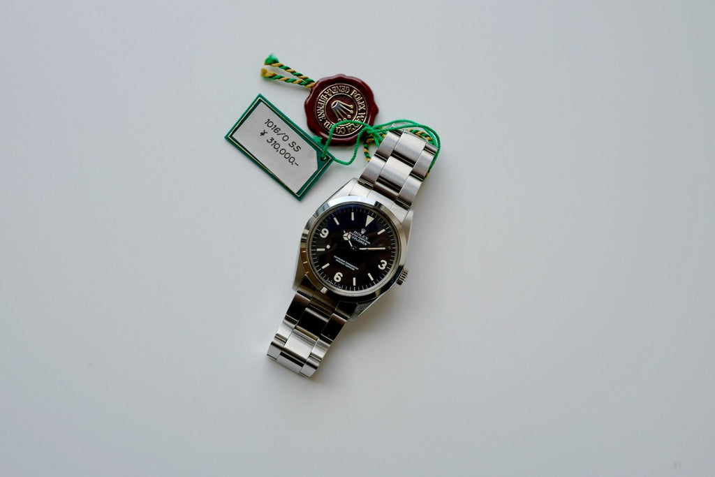 ROLEX EXPLORER1 1016R 5型ダイヤル"ファットフォント”国内正規ギャラ等フルセット