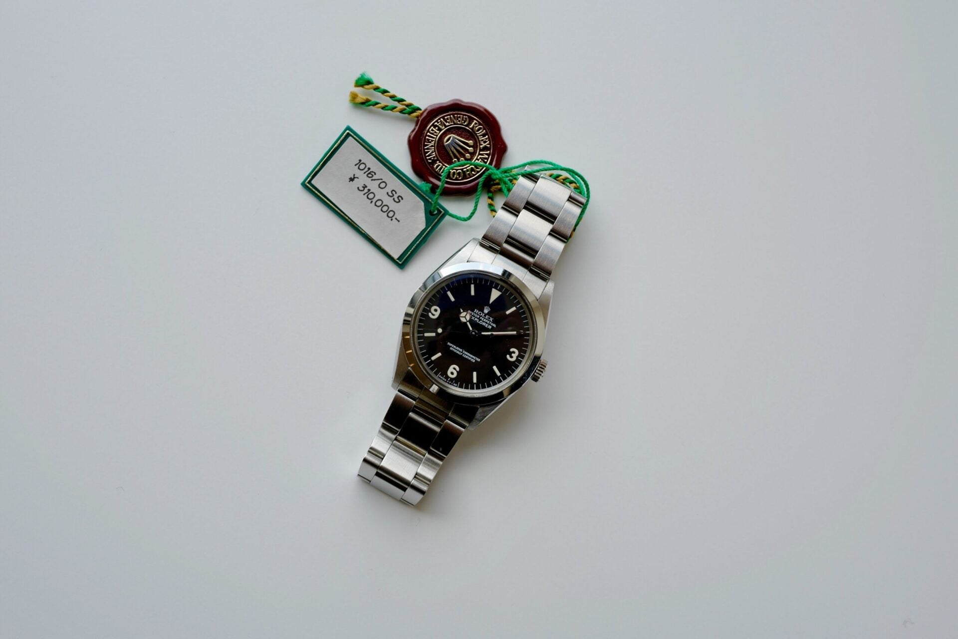 ROLEX EXPLORER1 1016R 5型ダイヤル"ファットフォント”国内正規ギャラ等フルセット