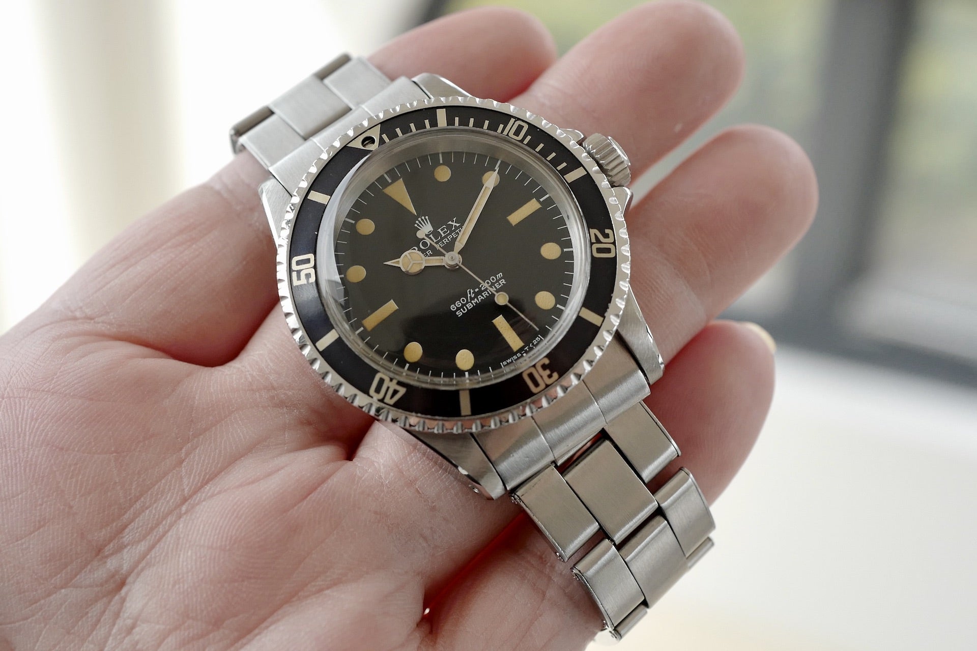 SUBMARINER REF.5513NON-Serif Pumpkin dial 1970-71y