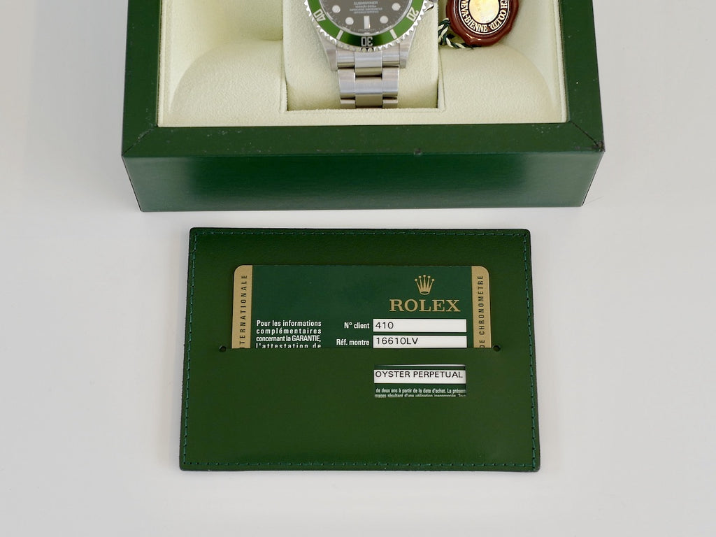 ROLEX SUBMARINER 16610LV 最終V番2009y国内正規品