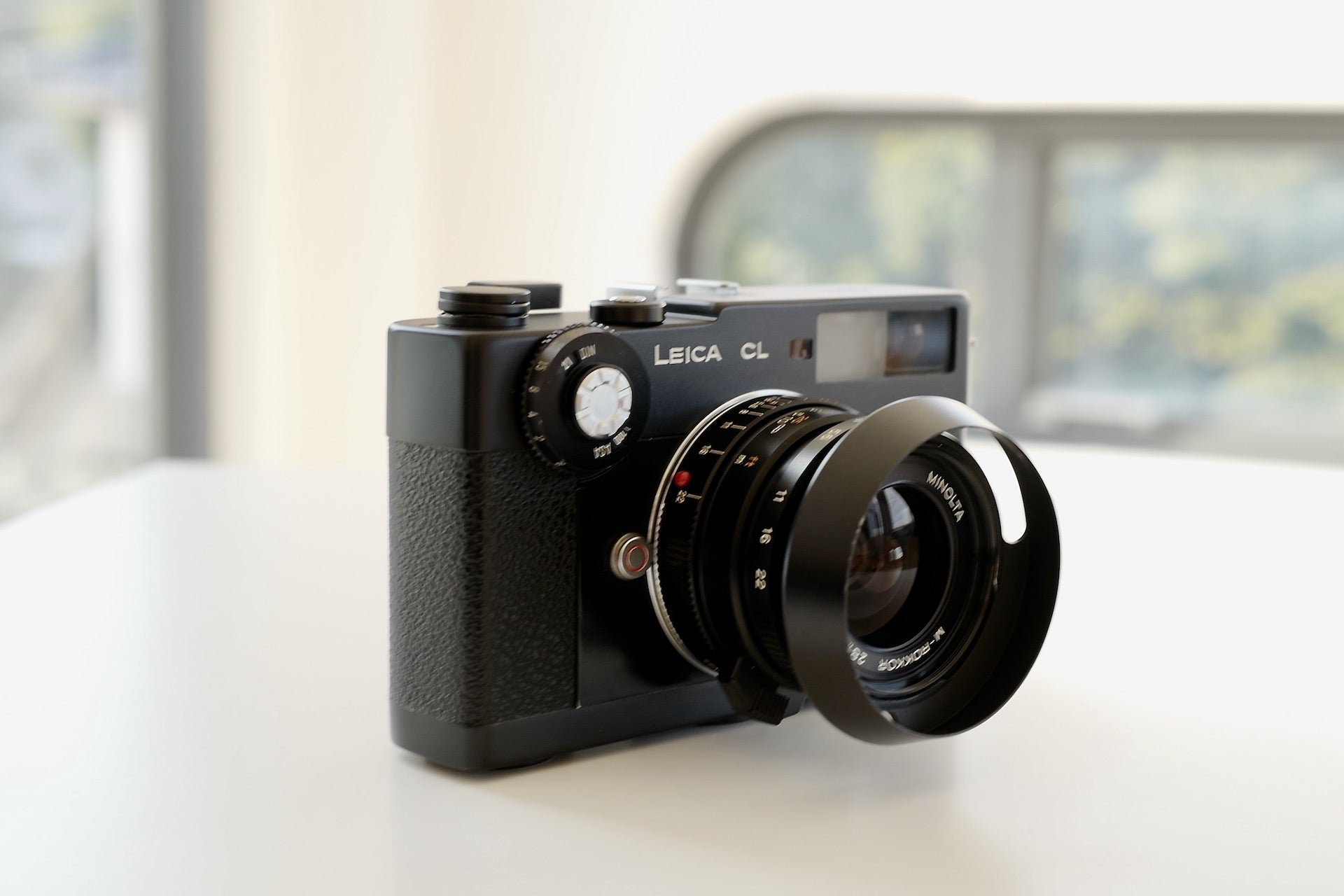 LEICA CL + ROKKOR 28MMF2.8 1971Y