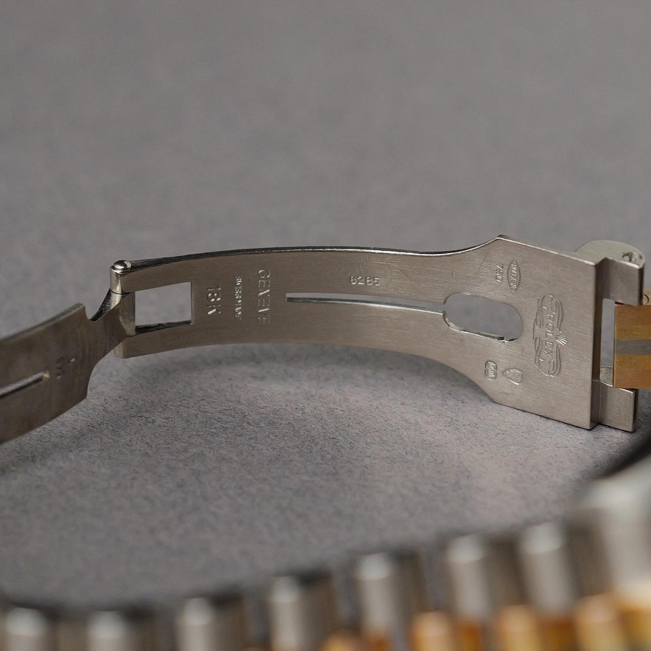 ロレックス/デイデイト/18129G BIC/トリドール/ダイヤモンドベゼル/イエロー・ホワイト・ローズゴールド/91番台/ROLEX DAY-DATE Ref.18129 BIC "TRIDOR" Computer dial Diamond Bezel 18KYG WG PG 1985y