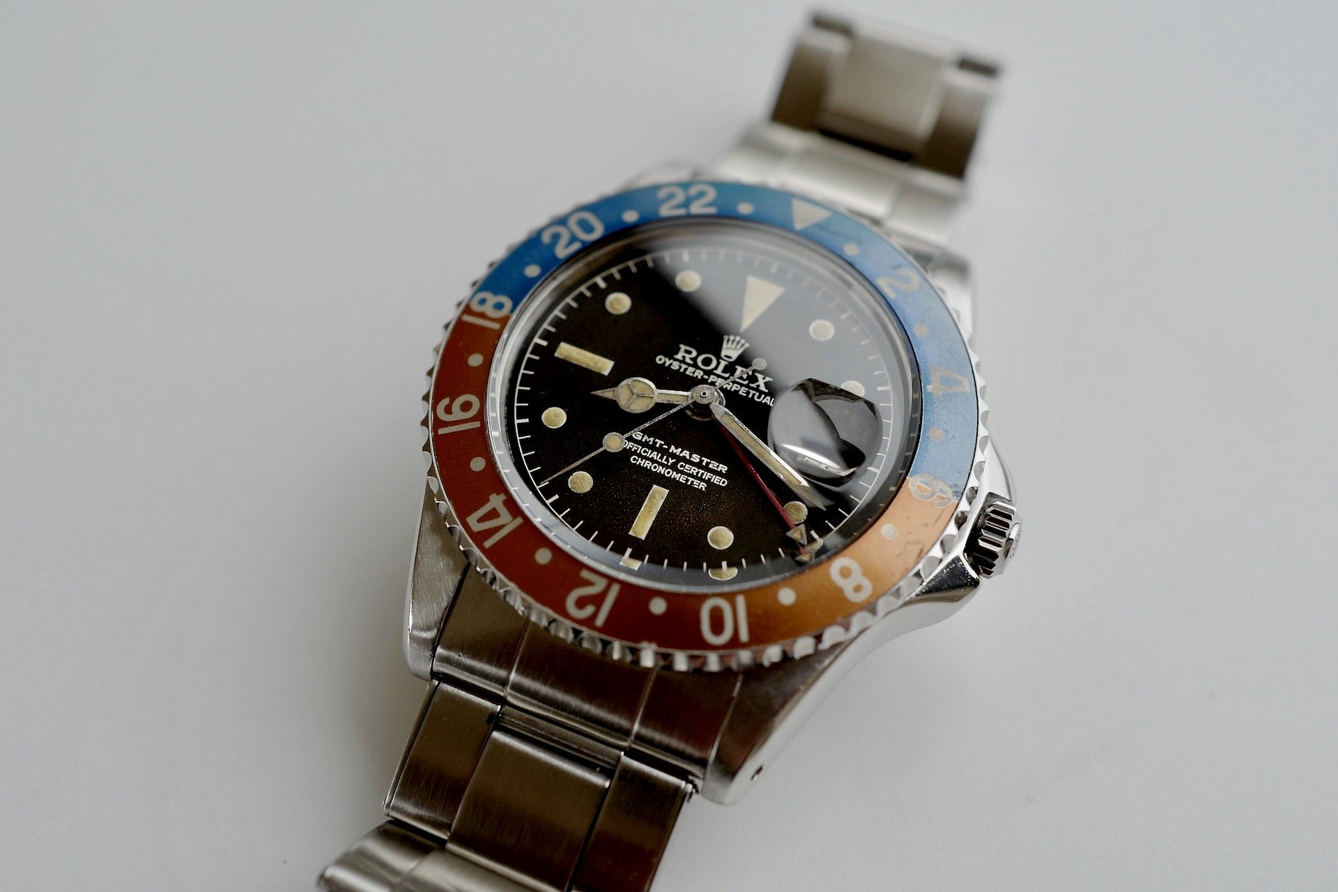 GMT-MASTER REF.1675MM"OCC DIAL"PCG / 1959-60Y O/H国際サービス保証書付