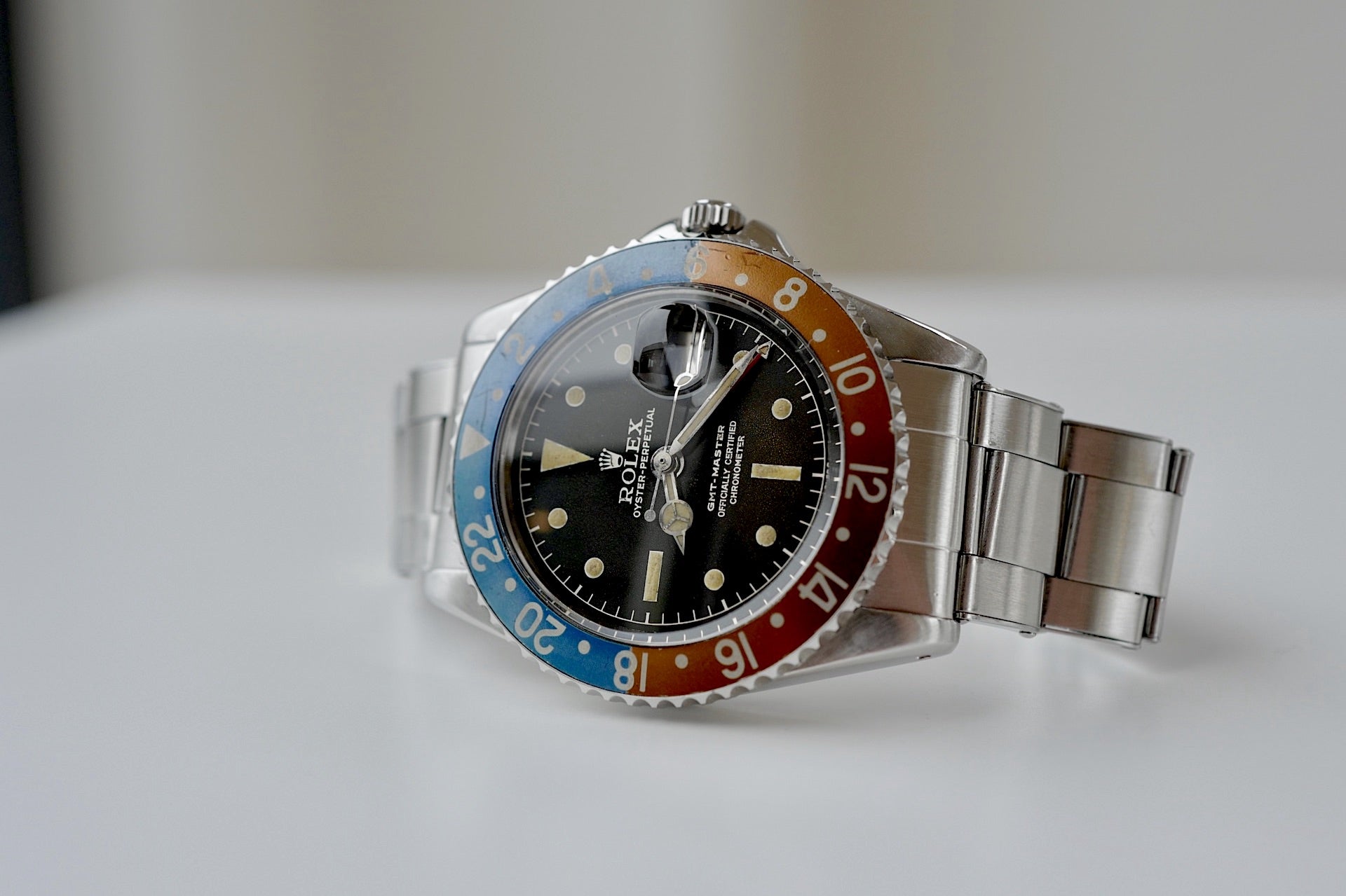 GMT-MASTER REF.1675MM"OCC DIAL"PCG / 1959-60Y O/H国際サービス保証書付