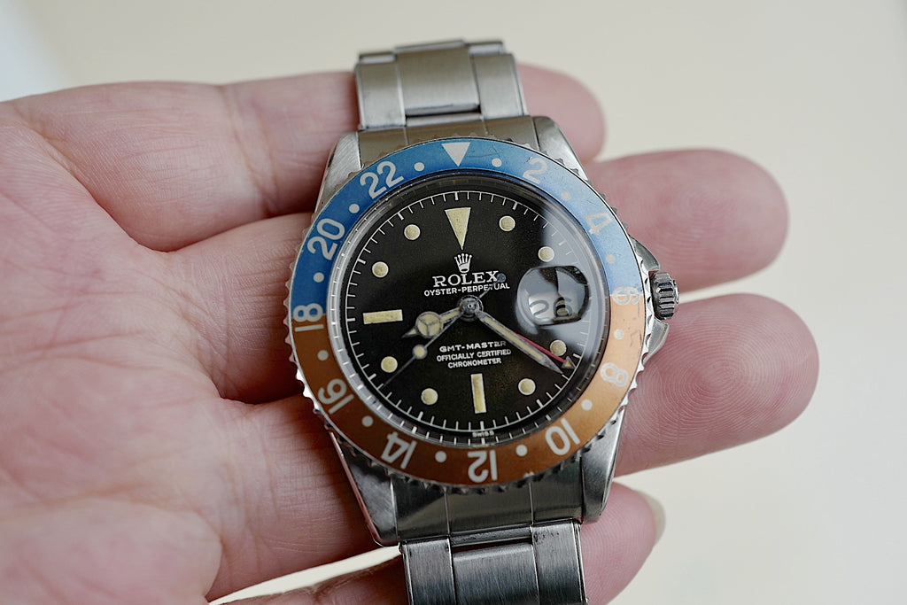 GMT-MASTER REF.1675MM"OCC DIAL"PCG / 1959-60Y O/H国際サービス保証書付