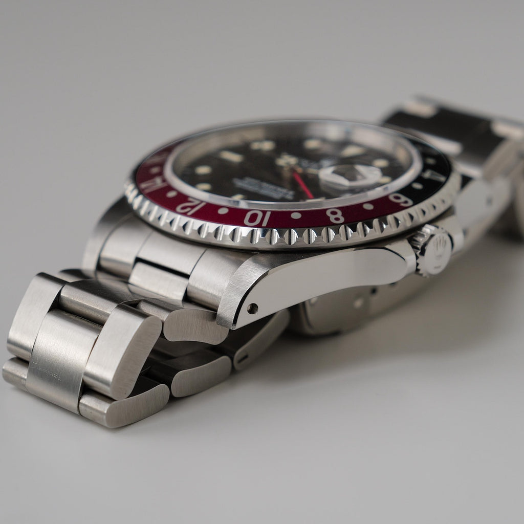 ロレックス/GMTマスター2/16710/E番/赤黒/コークベゼル/保証書付フルセット/ROLEX GMT-MASTER REF.16710 "COKE BEZEL" 1990Y E-Serial Full Set