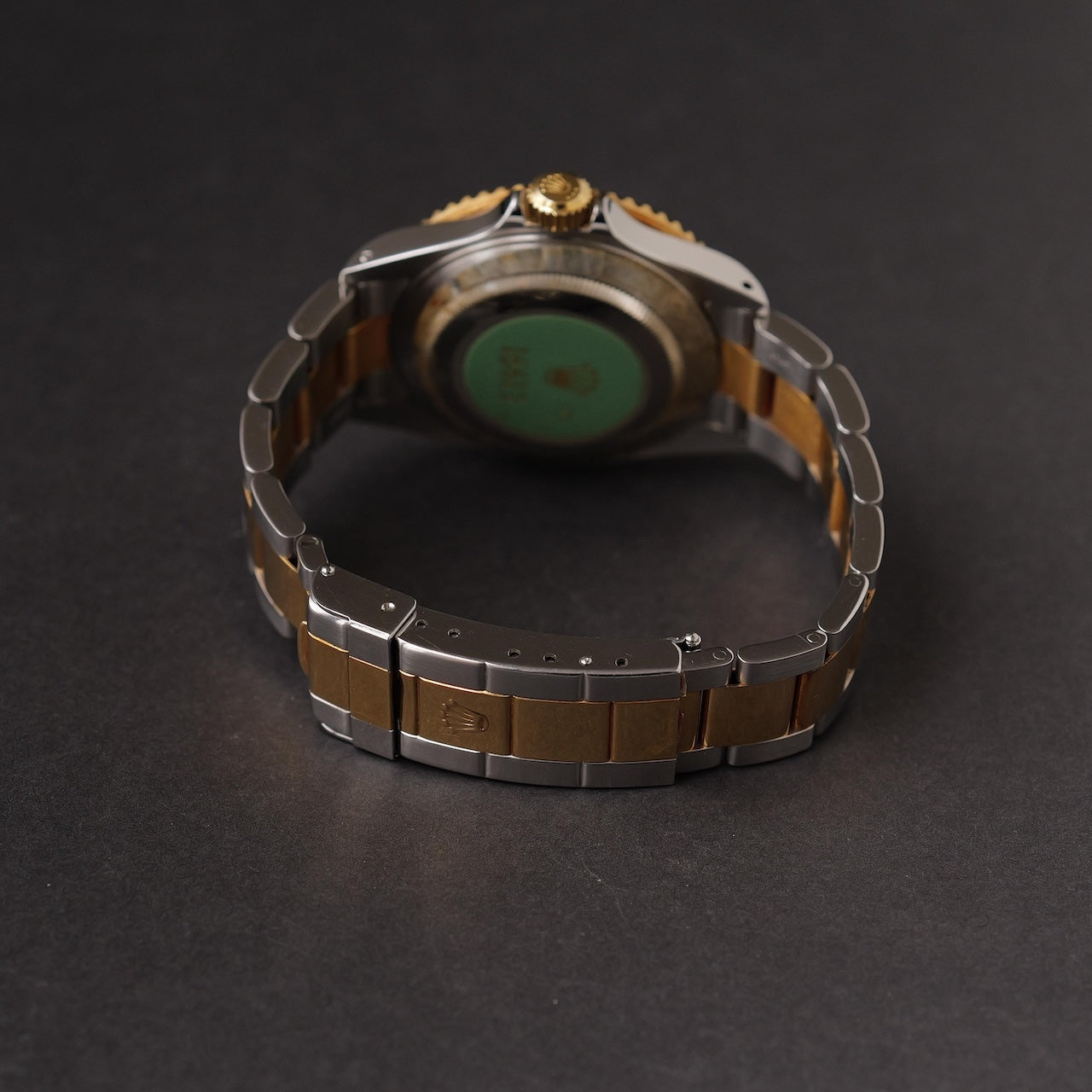 ロレックス/サブマリーナーデイト16613SG/ダイヤ・サファイヤダイヤル/保証書付フルセット/ROLEX SUBMARINER DATE Ref.16613SG "Serti Dial"P-Serial 18KYG 2000y with Box and Paper