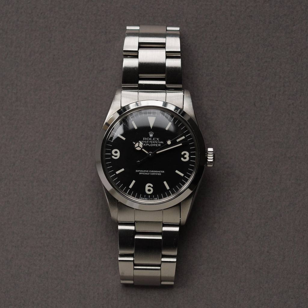 ロレックスエクスプローラー1/1016/マーク５/マットダイヤル/日本ロレックス正規保証書/フルセット/ROLEX EXPLORER 1 REF.1016 "Mark.5 Matte dial" Full Set 1986y