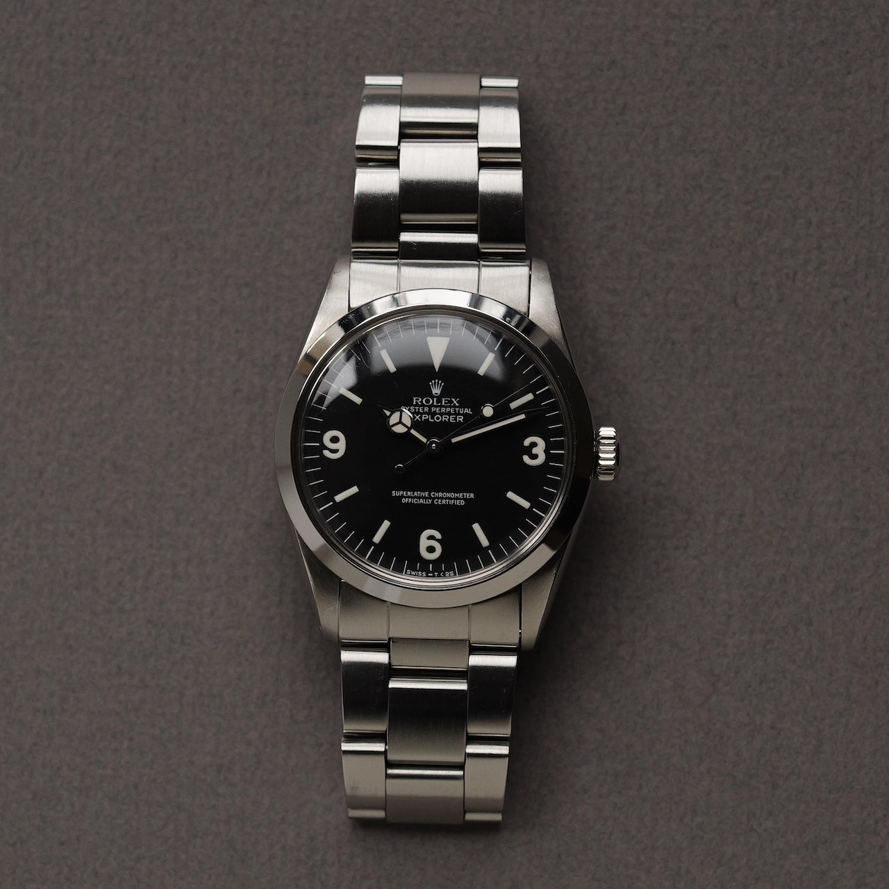 ロレックスエクスプローラー1/1016/マーク５/マットダイヤル/日本ロレックス正規保証書/フルセット/ROLEX EXPLORER 1 REF.1016 "Mark.5 Matte dial" Full Set 1986y