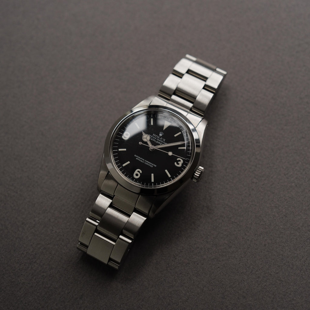 ロレックスエクスプローラー1/1016/マーク５/マットダイヤル/日本ロレックス正規保証書/フルセット/ROLEX EXPLORER 1 REF.1016 "Mark.5 Matte dial" Full Set 1986y