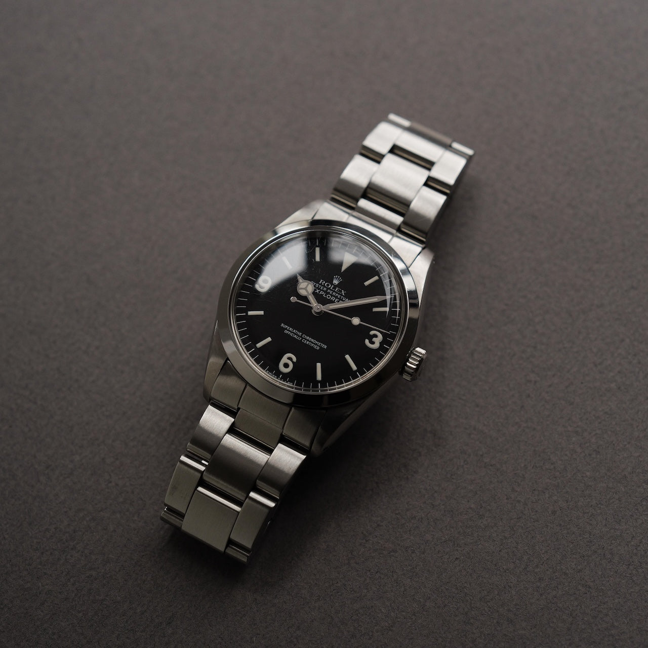 ロレックスエクスプローラー1/1016/マーク５/マットダイヤル/日本ロレックス正規保証書/フルセット/ROLEX EXPLORER 1 REF.1016 "Mark.5 Matte dial" Full Set 1986y