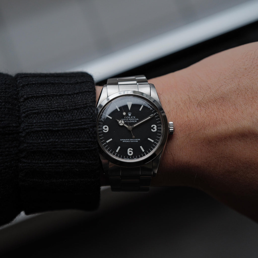 ロレックスエクスプローラー1/1016/マーク５/マットダイヤル/日本ロレックス正規保証書/フルセット/ROLEX EXPLORER 1 REF.1016 "Mark.5 Matte dial" Full Set 1986y