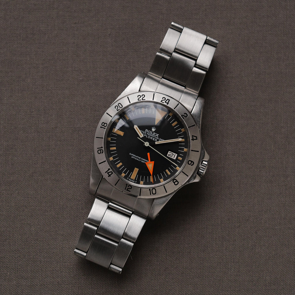 ロレックス/エクスプローラー2/1655/マーク１ダイヤル/マーク１ベゼル/初期ケース/パティーナダイヤル/ROLEX EXPLORER 2 REF.1655 "Mark.1 Dial Mark.1 Bezel" Early case Patina Dial 1972Y