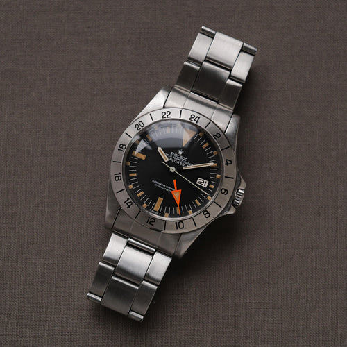 ロレックス/エクスプローラー2/1655/マーク１ダイヤル/マーク１ベゼル/初期ケース/パティーナダイヤル/ROLEX EXPLORER 2 REF.1655 "Mark.1 Dial Mark.1 Bezel" Early case Patina Dial 1972Y