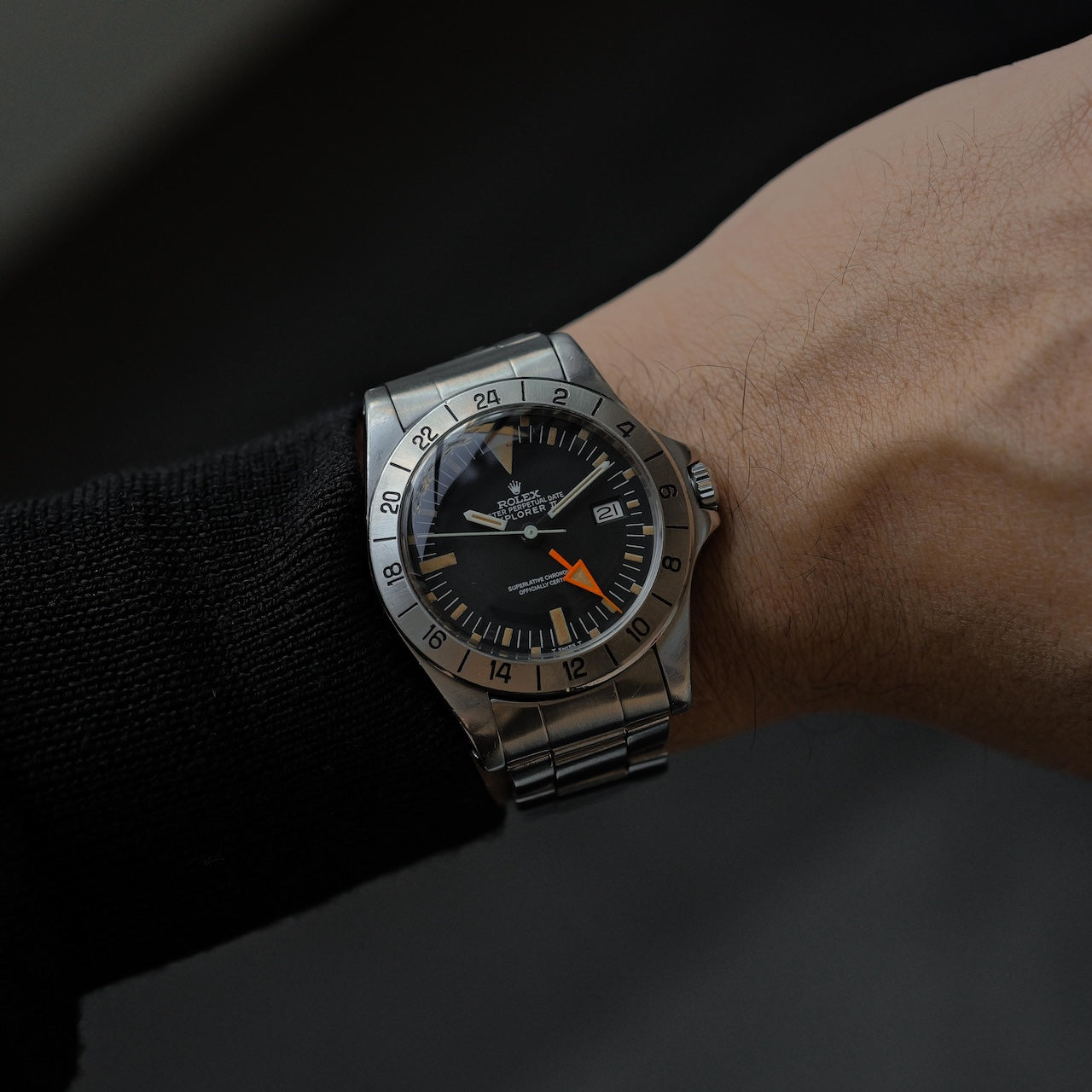 ロレックス/エクスプローラー2/1655/マーク１ダイヤル/マーク１ベゼル/初期ケース/パティーナダイヤル/ROLEX EXPLORER 2 REF.1655 "Mark.1 Dial Mark.1 Bezel" Early case Patina Dial 1972Y