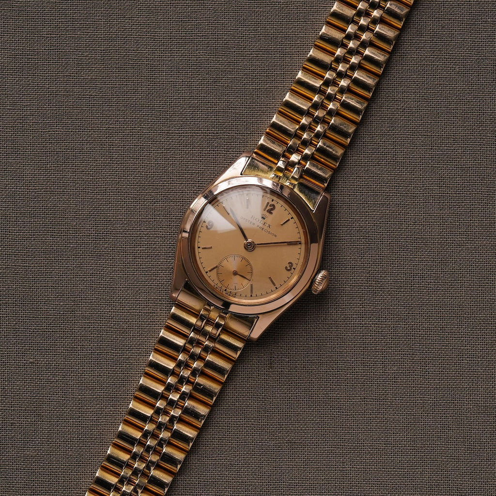 ロレックス/オイスター プレシジョン4270/18Kローズゴールド/ジュビリーブレス/ROLEX OYSTER PRECISION REF.4270 18K Rose Gold 1940s
