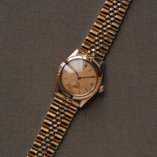 ロレックス/オイスター プレシジョン4270/18Kローズゴールド/ジュビリーブレス/ROLEX OYSTER PRECISION REF.4270 18K Rose Gold 1940s