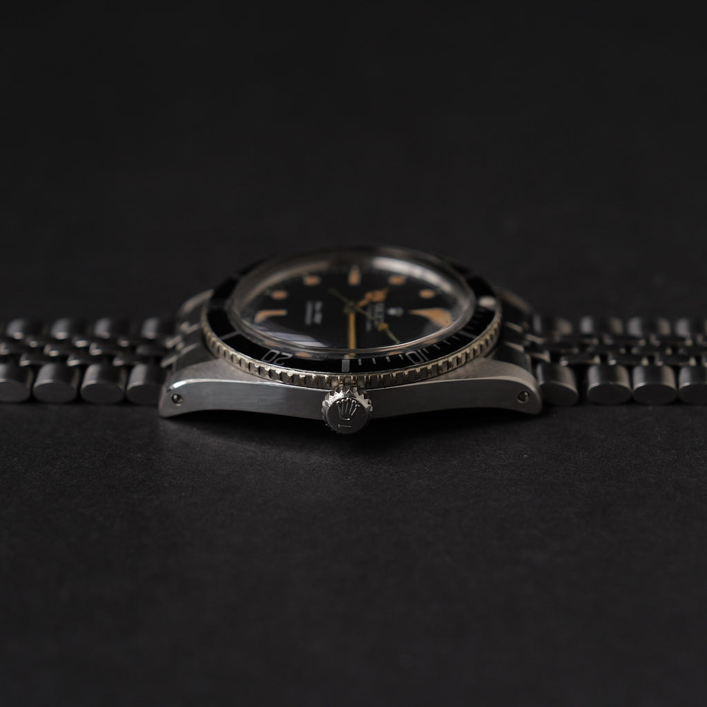 ロレックス/サブマリーナー5508/ガードレスサブ/ビッグロゴ・USブレス/ROLEX SUBMARINER REF.5508 No crown guard Small Crown 1961Y