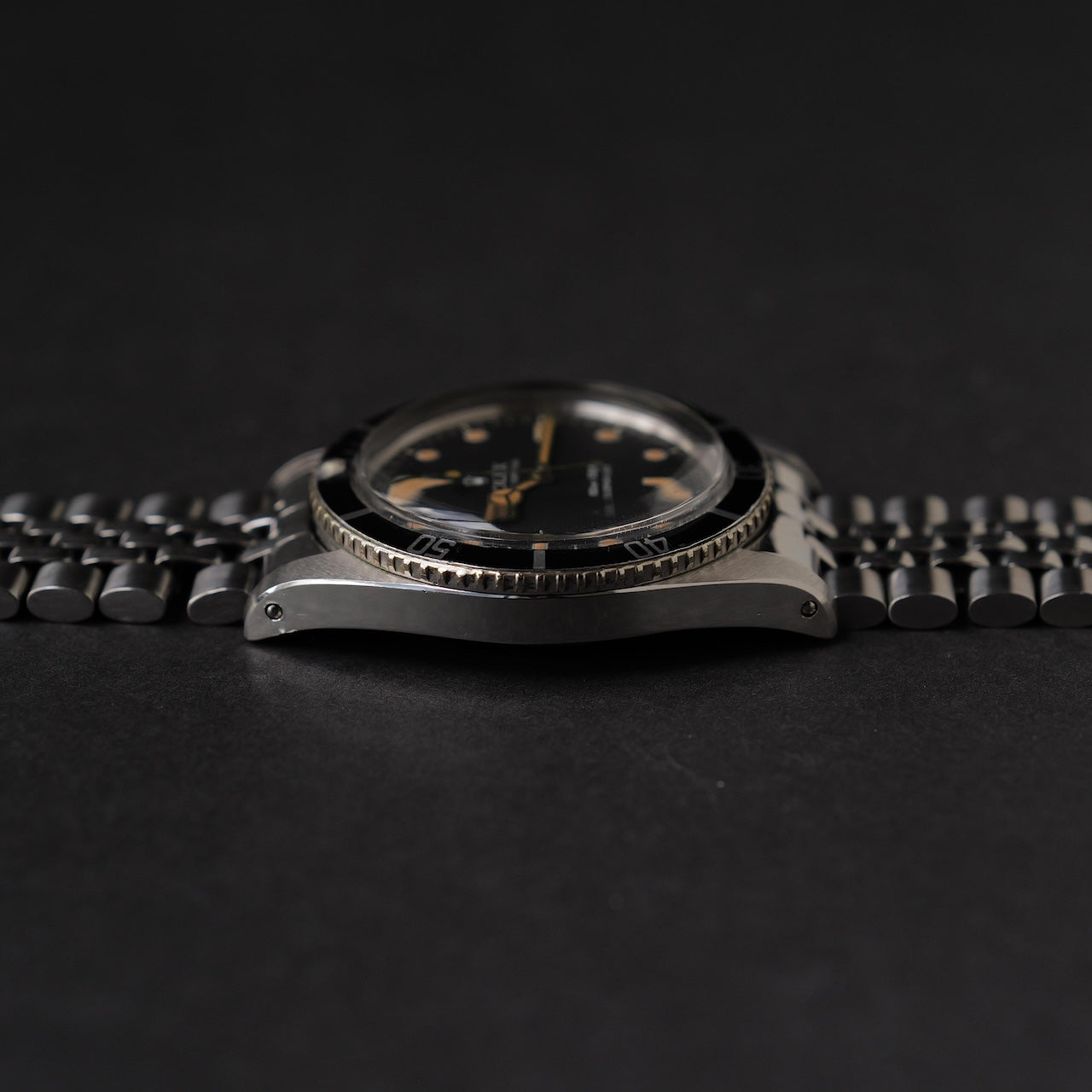 ロレックス/サブマリーナー5508/ガードレスサブ/ビッグロゴ/USブレス/ROLEX SUBMARINER REF.5508 No crown guard Small Crown 1961Y