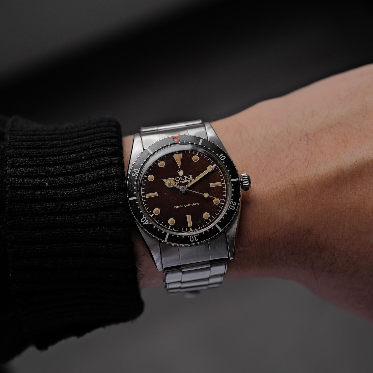 ロレックス/ターノグラフ/6202/トロピカルダイヤル/ROLEX TURN-O-GRAPH