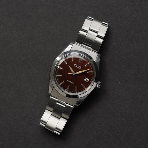 ロレックス/オイスターデイト6694/トロピカル/ミラーダイヤル/ROLEX OYSTER-DATE REF.6694 "TROPICAL" GILT DIAL 1964