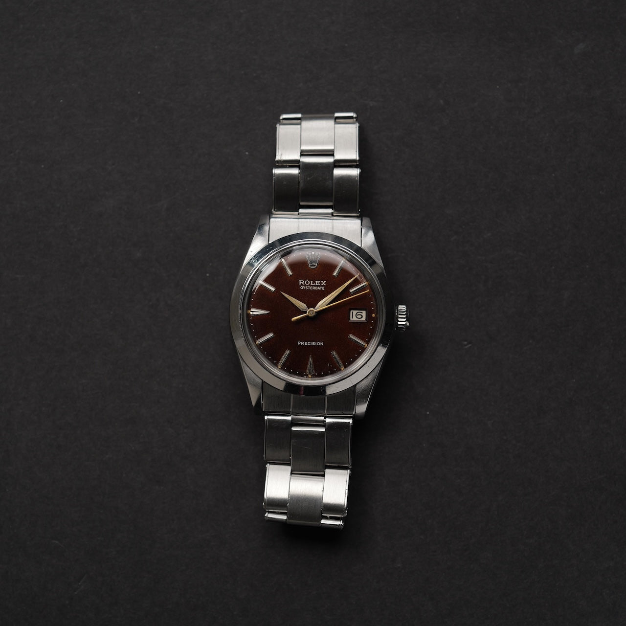 ロレックス/オイスターデイト6694/トロピカル/ミラーダイヤル/ROLEX OYSTER-DATE REF.6694 "TROPICAL" GILT DIAL 1964