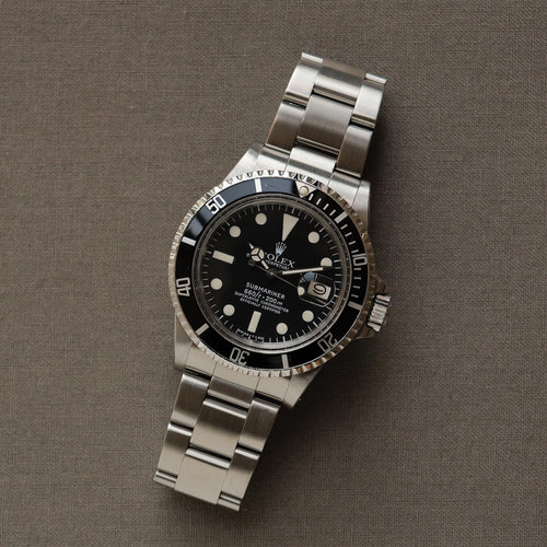 ロレックス/サブマリーナーデイト1680/白サブ/マーク１ダイヤル/1978年/ほぼデッド/ROLEX SUBMARINER DATE REF.1680 White Submariner Mk.1. Dial Like-New 1978