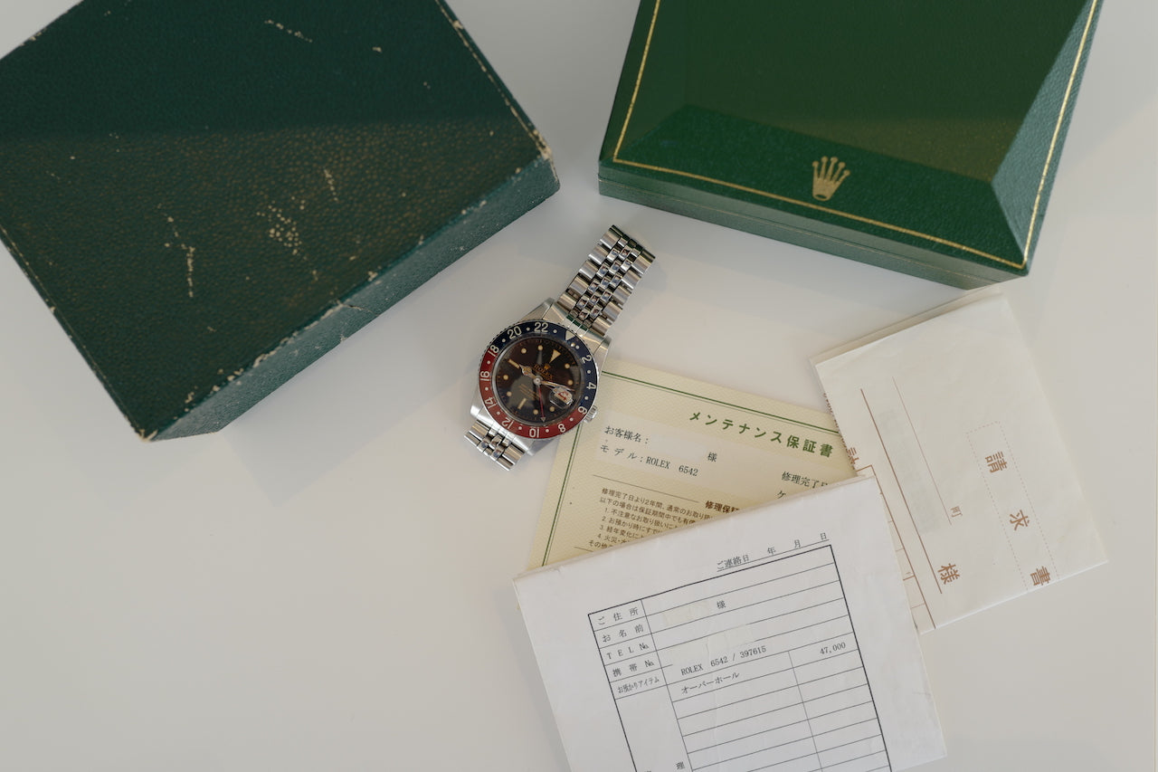 ROLEX GMT-MASTER Ref.6542MM / 1958Y 公認店O/H済 (再UP)
