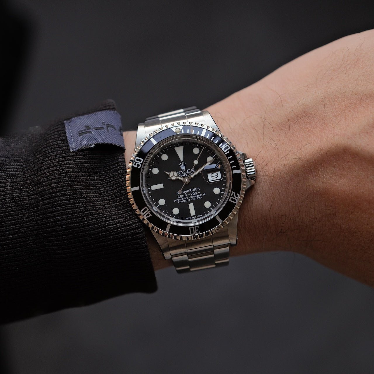 ロレックス/サブマリーナーデイト1680/白サブ/マーク１ダイヤル/1978年/ほぼデッド/ROLEX SUBMARINER DATE REF.1680 White Submariner Mk.1. Dial Like-New 1978