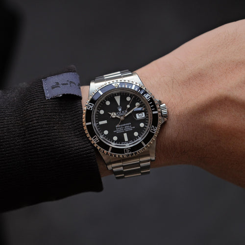 ロレックス/サブマリーナーデイト1680/白サブ/マーク１ダイヤル/1978年/ほぼデッド/ROLEX SUBMARINER DATE REF.1680 White Submariner Mk.1. Dial Like-New 1978