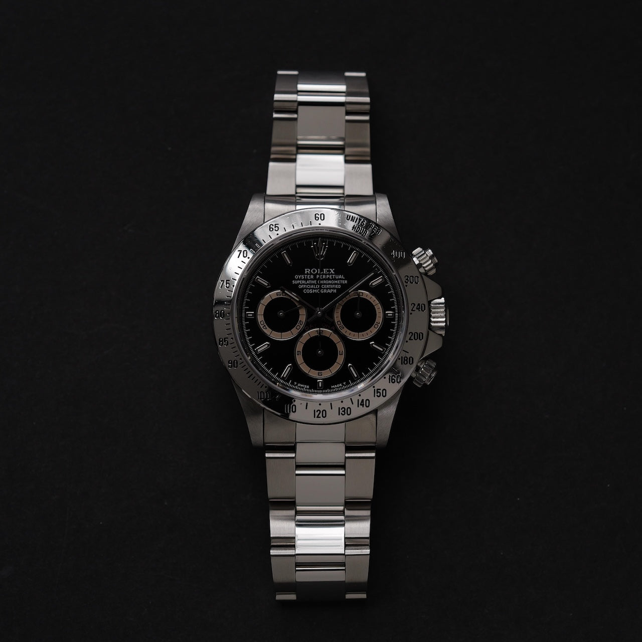 ロレックス/デイトナ16520/W番/ブラウンアイ/パトリッツィダイヤル/保証書付きフルセットROLEX DATONA REF.16520 "BROWN-EYE" Patrizzi W-Serial 1995Y Full Set