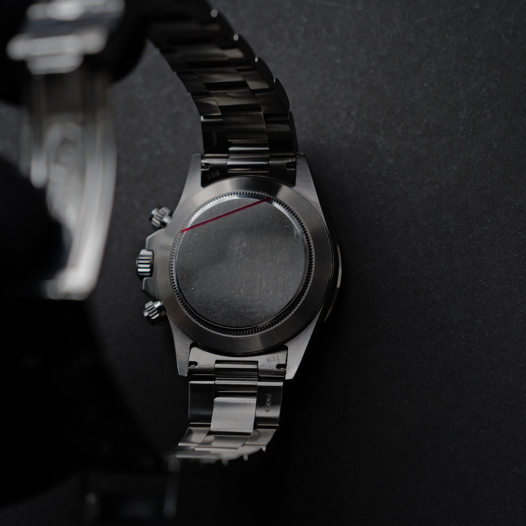 ロレックス/デイトナ16520/W番/ブラウンアイ/パトリッツィダイヤル/保証書付きフルセットROLEX DATONA REF.16520 "BROWN-EYE" Patrizzi W-Serial 1995Y Full Set