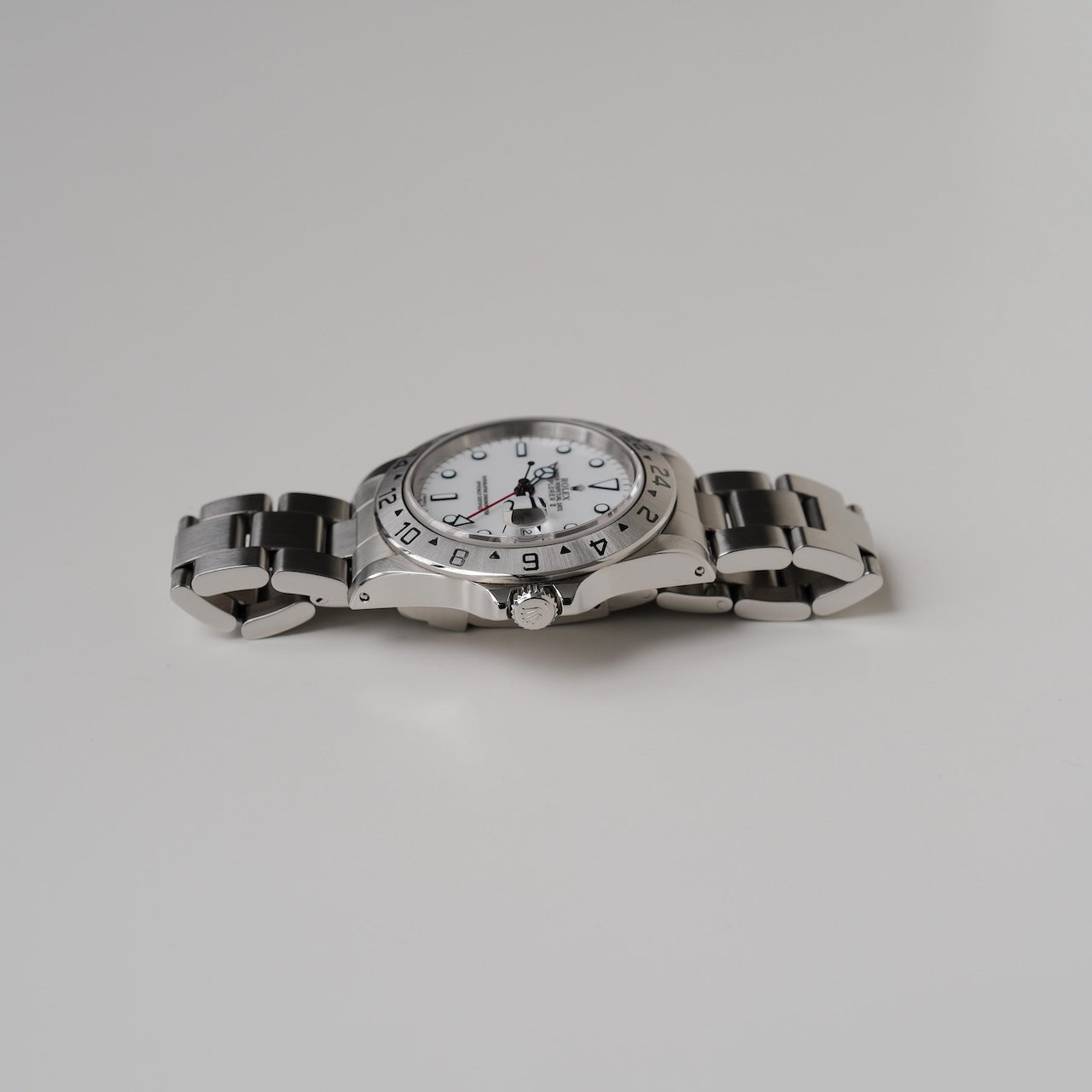 ロレックス/エクスプローラー2/16570/U番/SIWSSオンリーダイヤル/白文字盤/保証書付きフルセット/ROLEX EXPLORER2 REF.16570 "ONLY SWISS" FULL SET 1998Y